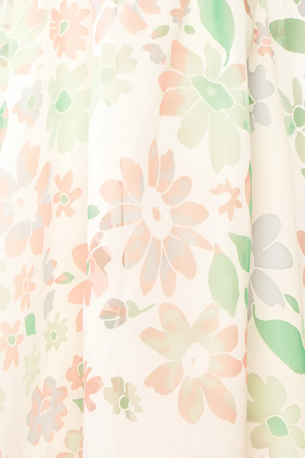 Jiselle | Short Floral Babydoll Dress