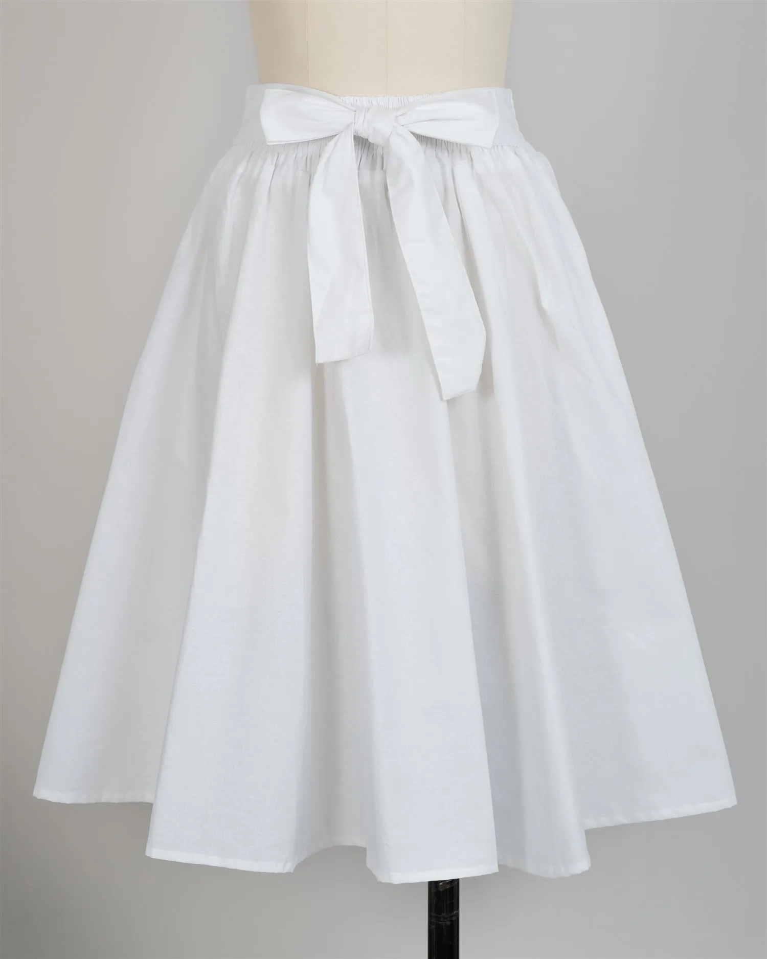 KaraChic 7012SKX Elastic Waist Solid PlusSize Skirt