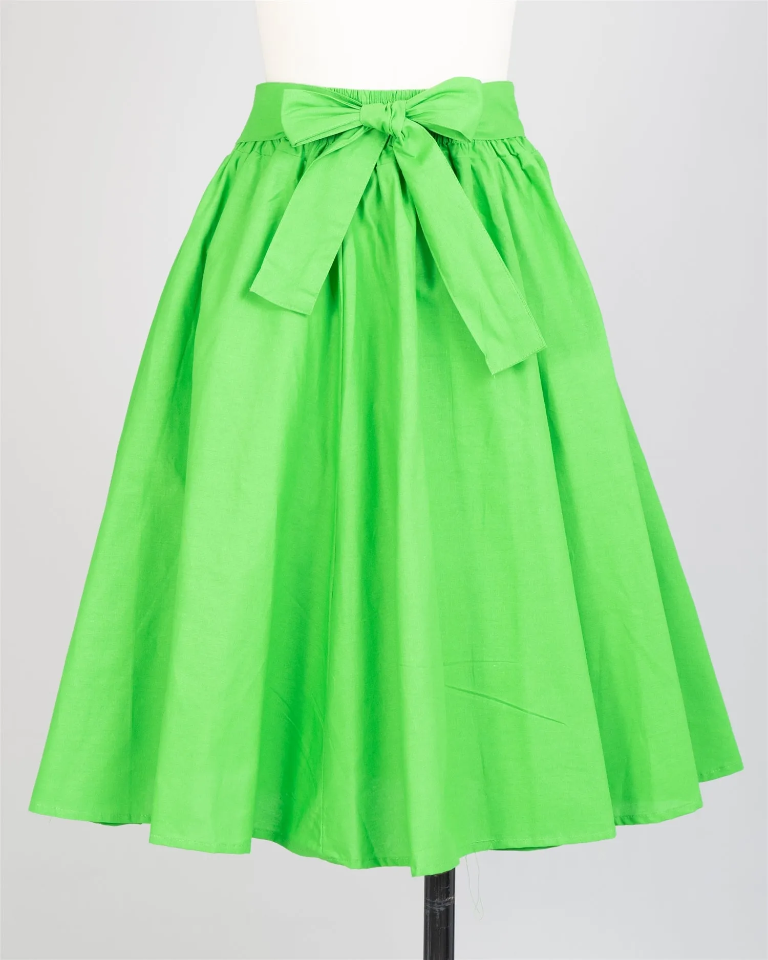 KaraChic 7012SKX Elastic Waist Solid PlusSize Skirt