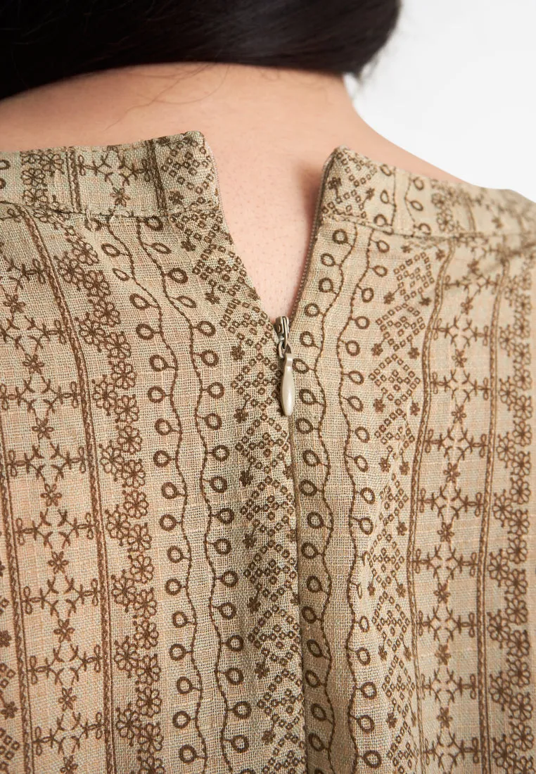 Kashvi Flowy Printed Long Tunic Top