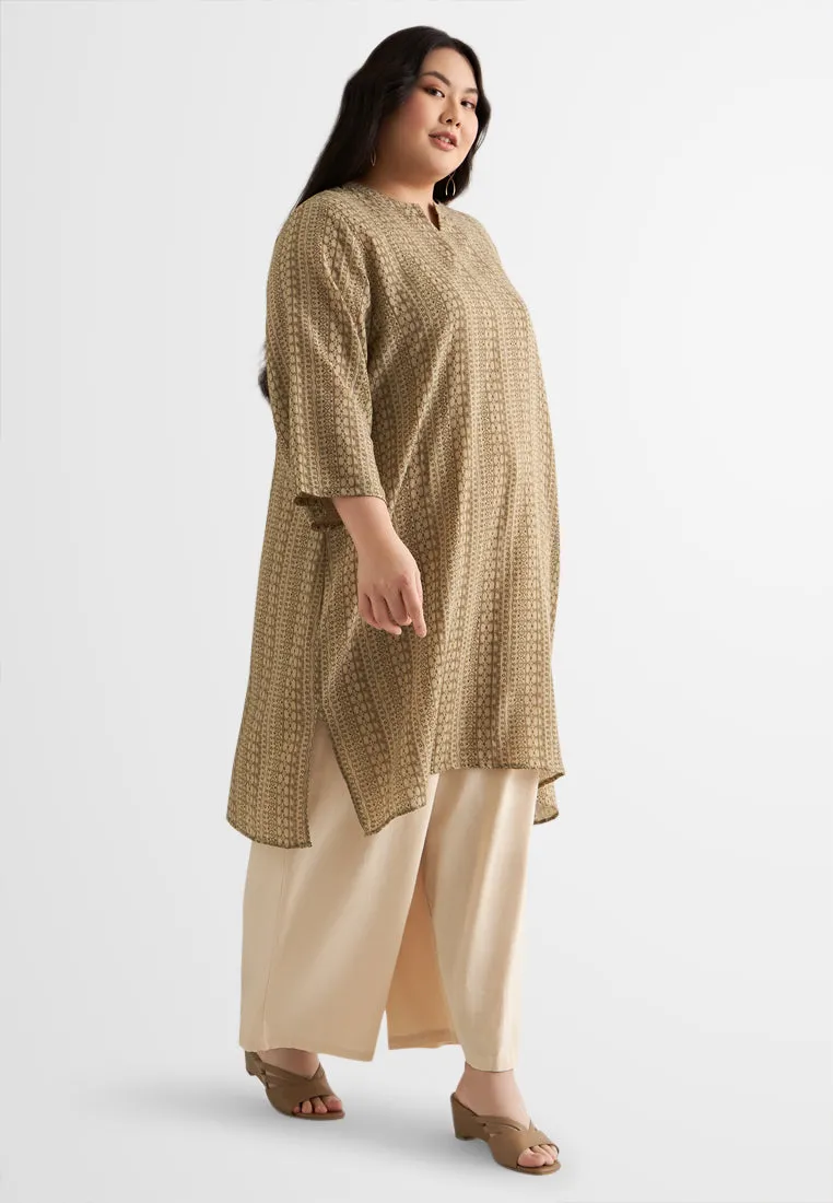 Kashvi Flowy Printed Long Tunic Top