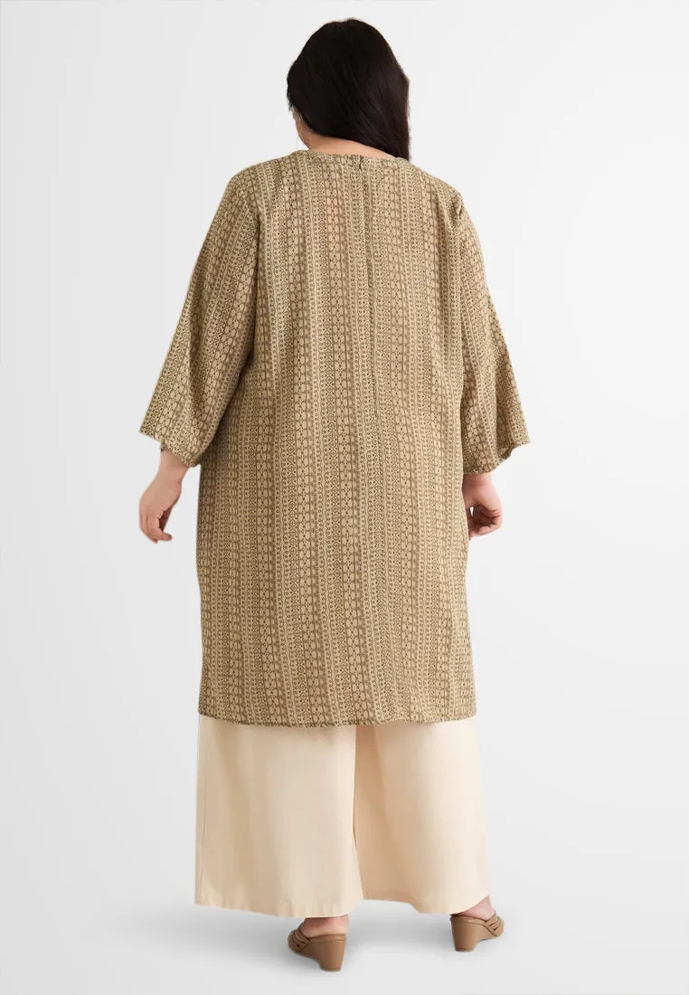 Kashvi Flowy Printed Long Tunic Top