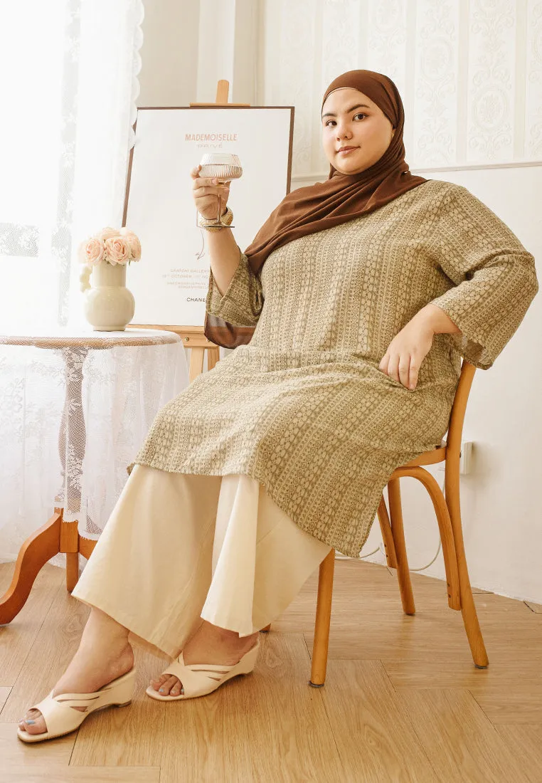 Kashvi Flowy Printed Long Tunic Top