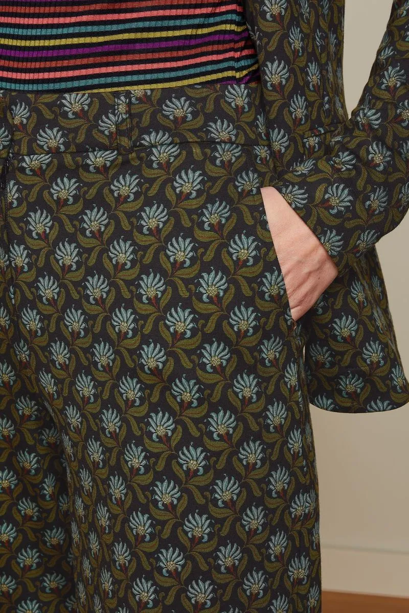 King Louie Federica Pants Miller Posey Green