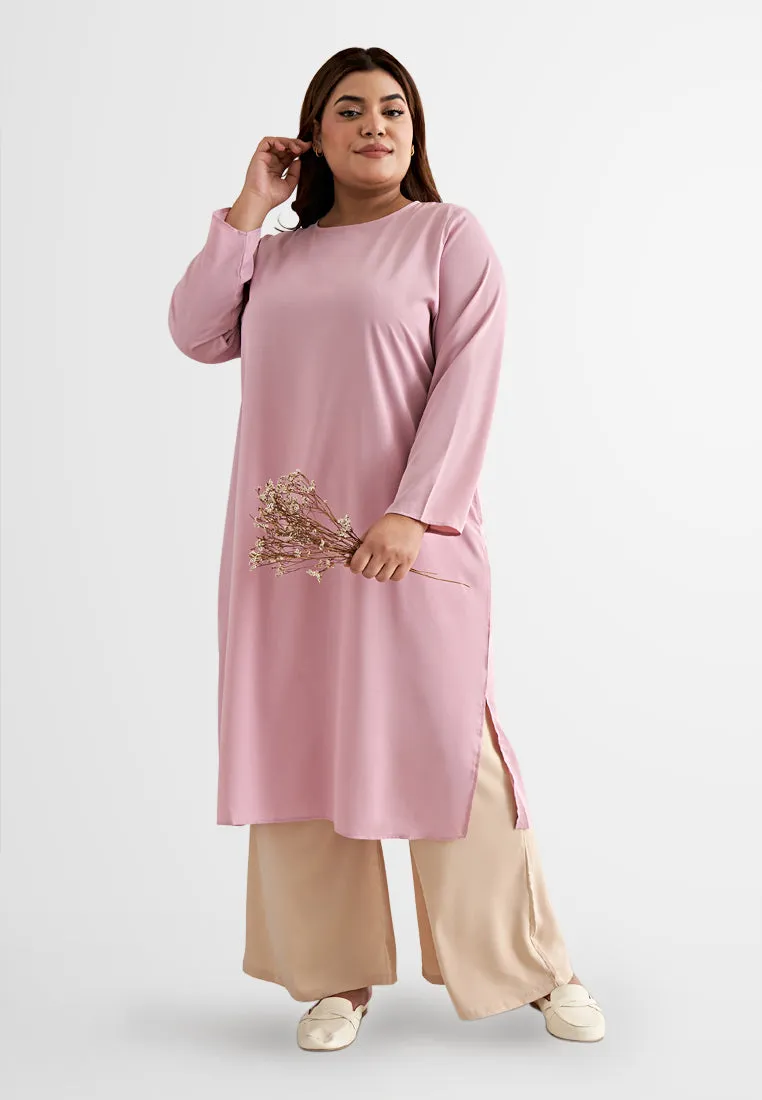 Lanika Smooth Long Tunic Top - Green