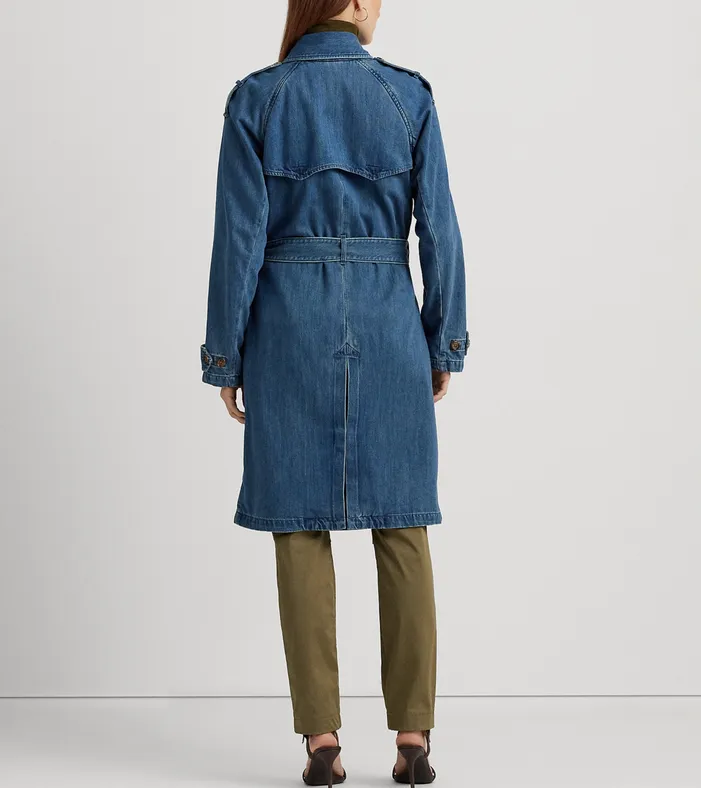 Lauren Ralph Lauren Denim Trench Coat
