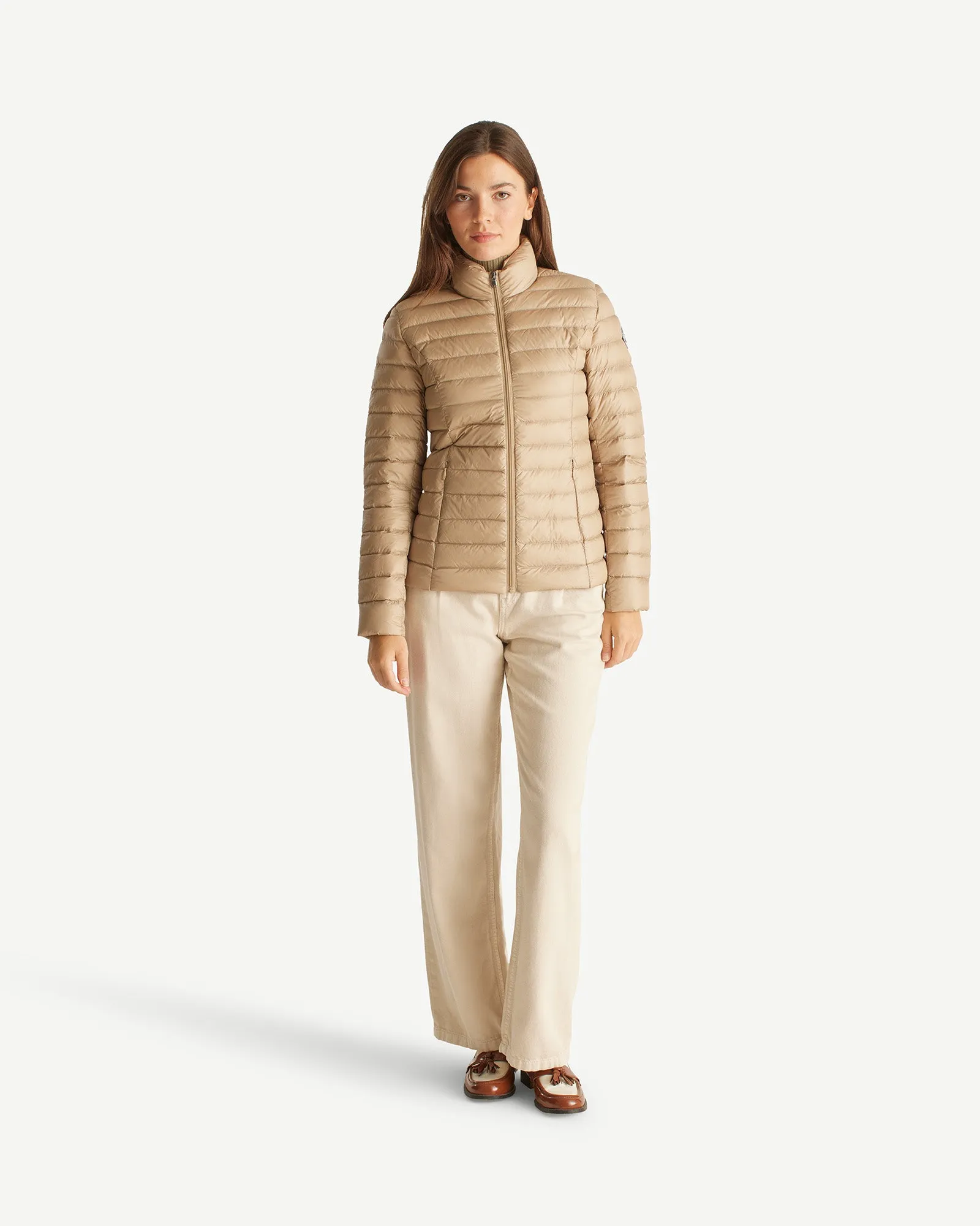 Lightweight down jacket Beige Cha