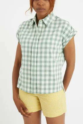 Louche Abinaya Picnic Check Shirt In Green