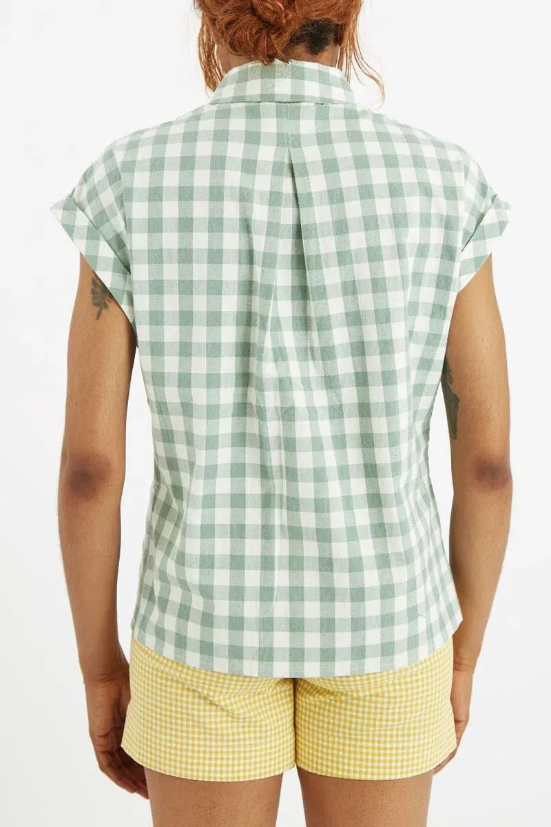 Louche Abinaya Picnic Check Shirt In Green