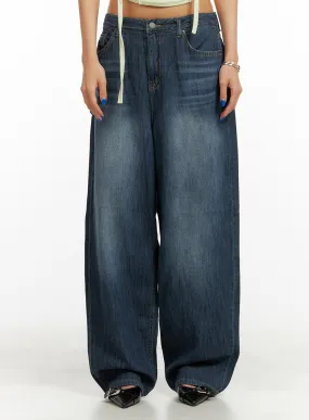 Low Rise Wide Fit Baggy Jeans CY431