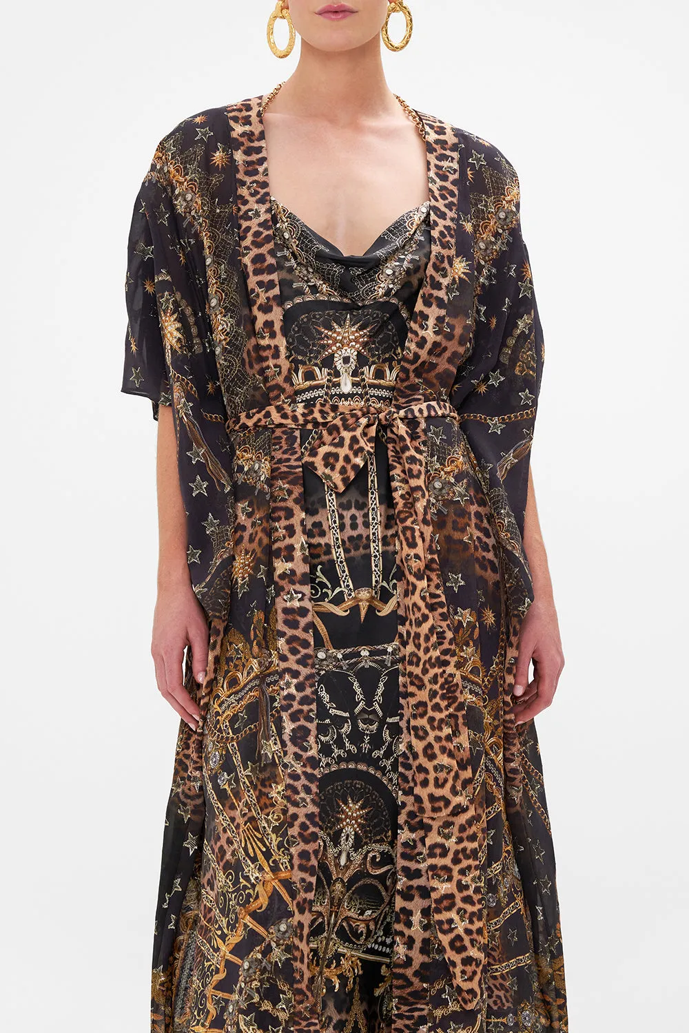 LUREX BELTED RELAXED LAYER MASKED AT MOONLIGHT