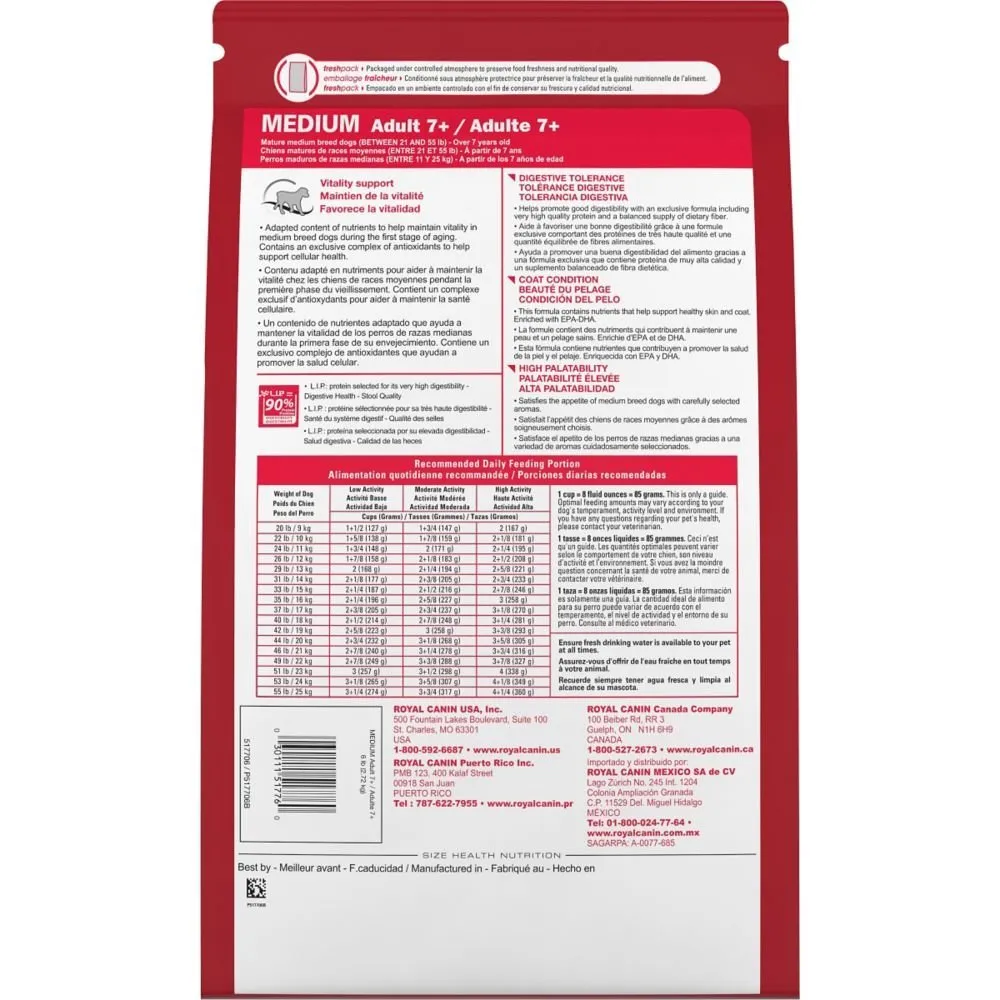 Medium Adult 7  Dry Dog Food