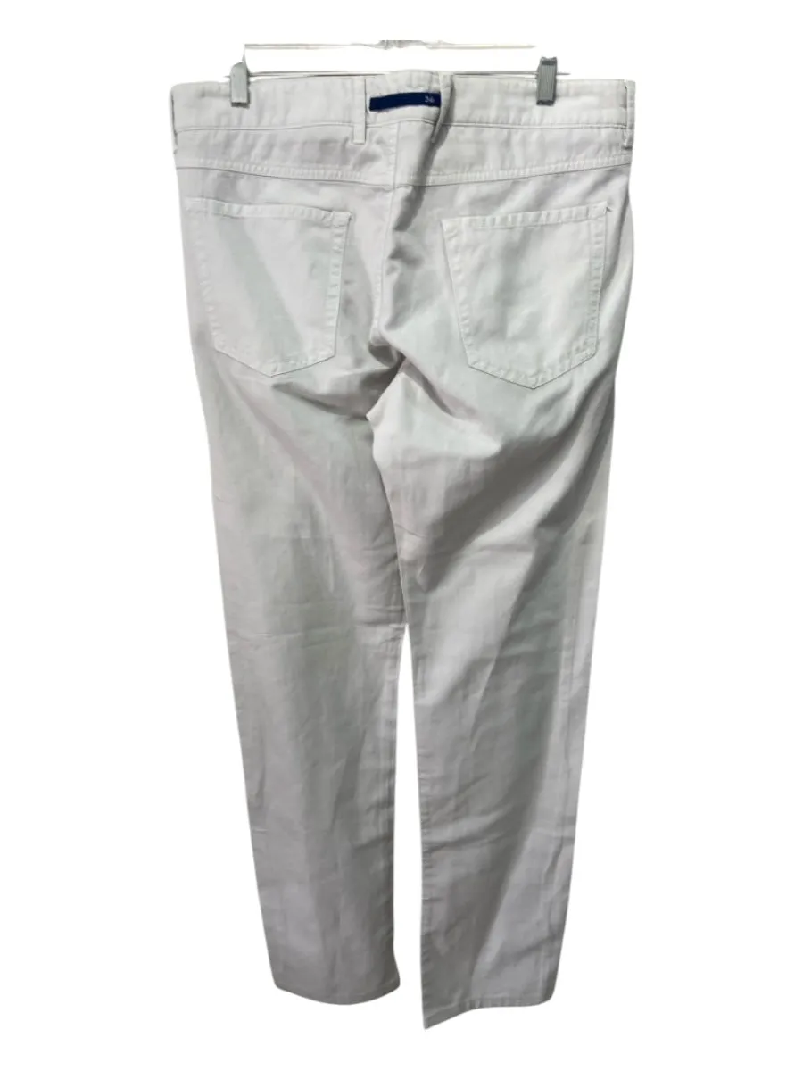 Miller Brothers Size 36 Cream Cotton Solid Zip Fly Men's Pants