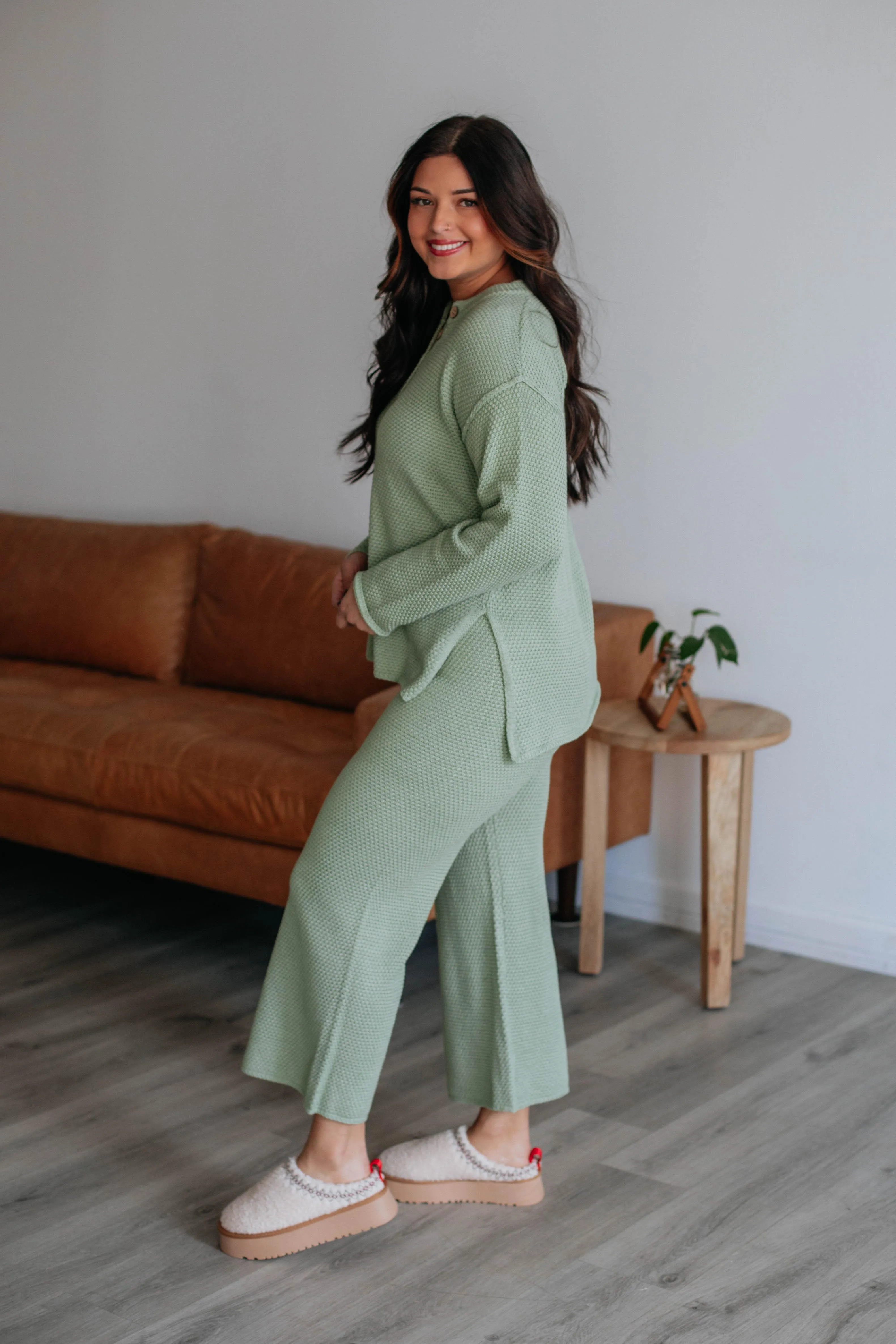 Miller Knit Pants - Sage