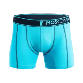 MOSKOVA BOXER M2 Cotton Small-XLarge Cyan Navy