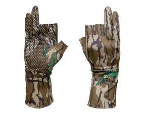 Mossy Oak Greenleaf Fingerless Gloves