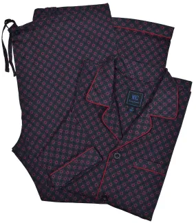 MP003 Red Floral Link Pajama