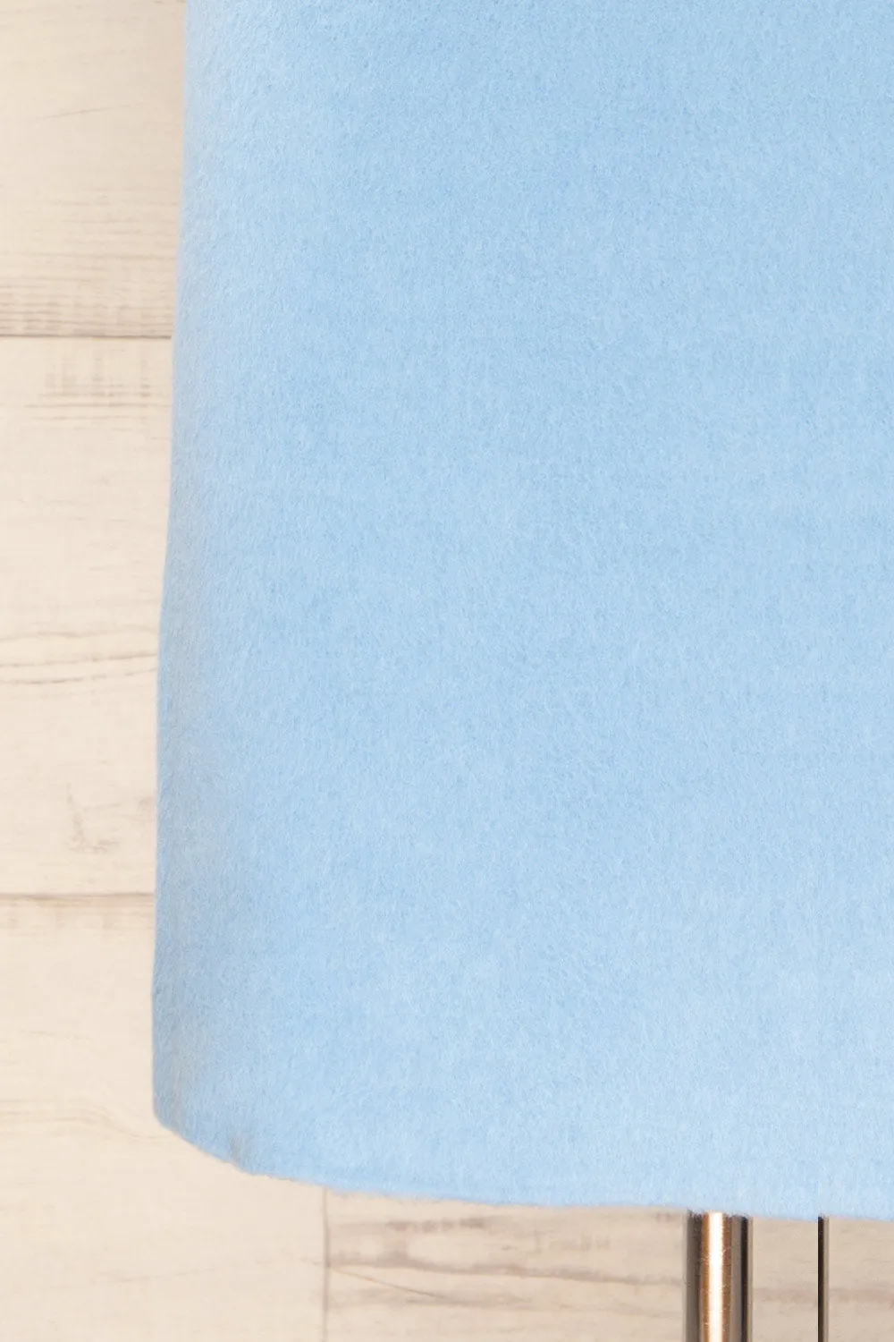 Naola | Fuzzy Pastel Blue Coat