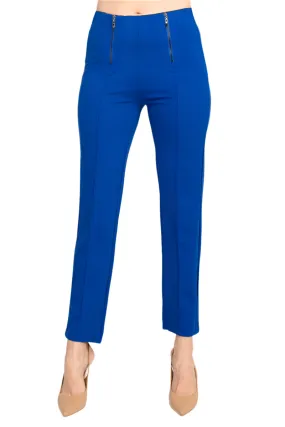 Nicole Miller banded mid waist solid millennium pant