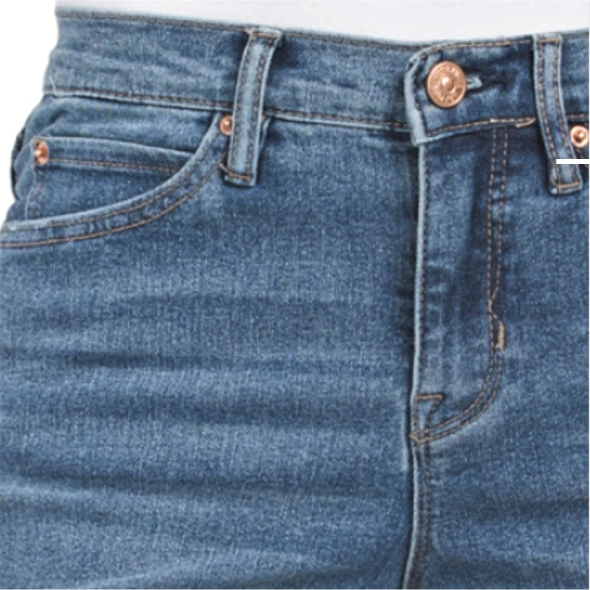 Nicole Miller Women's Soho High Rise Frayed Cuffs Cropped Skinny Jeans