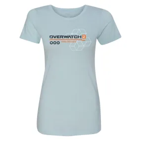 Overwatch 2 Heroes Women's Blue T-Shirt