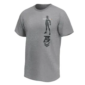 Overwatch 2 Tracer Charcoal Grey T-Shirt