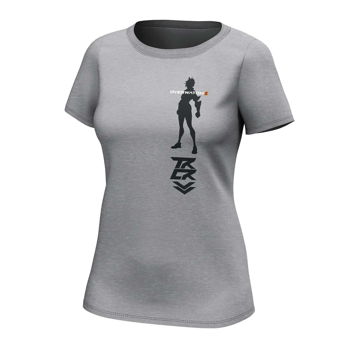 Overwatch 2 Tracer Women's Grey T-Shirt