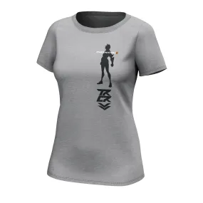 Overwatch 2 Tracer Women's Grey T-Shirt