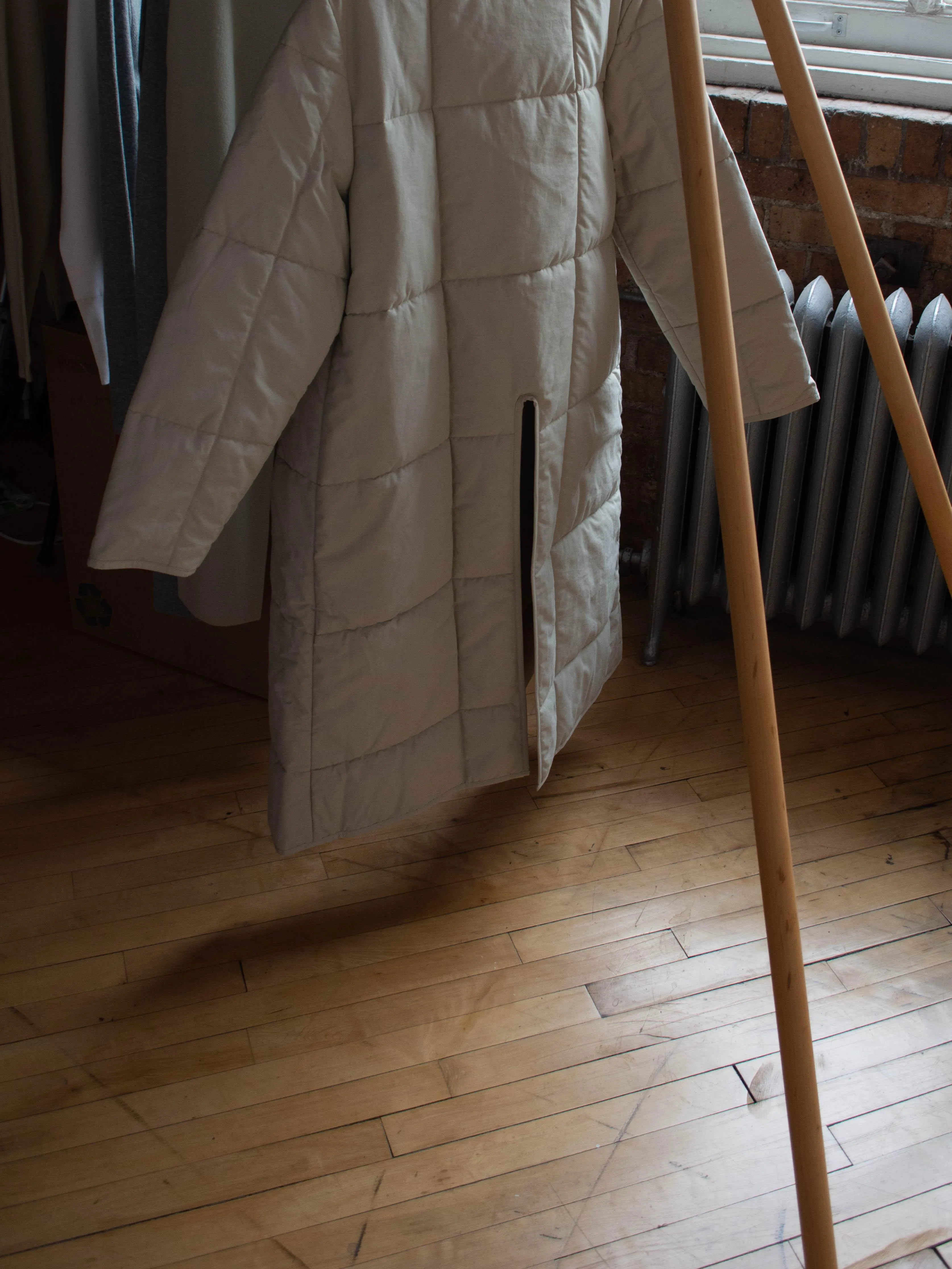 Pieper Ecodown Padded Liner Coat - Stone