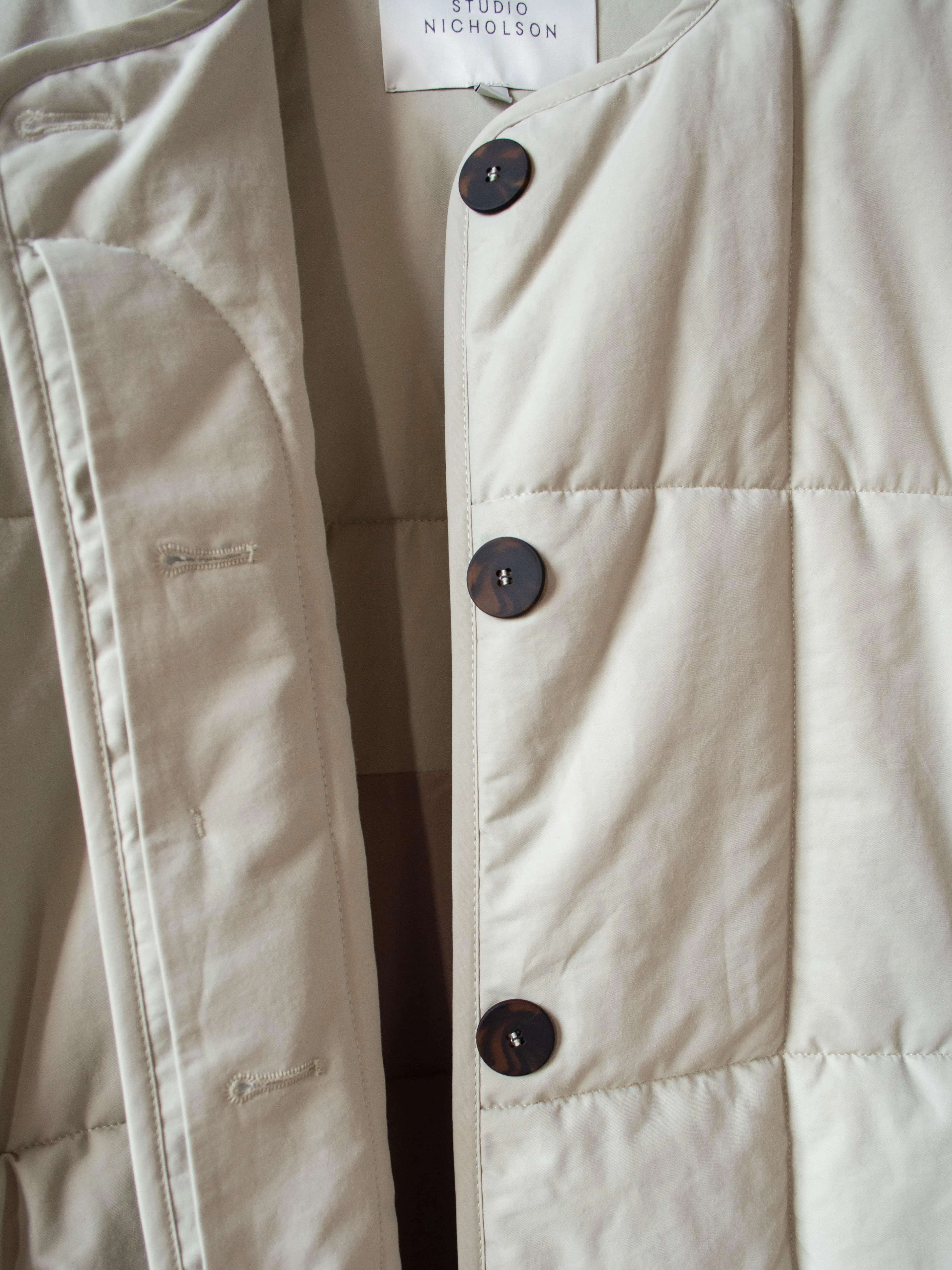 Pieper Ecodown Padded Liner Coat - Stone