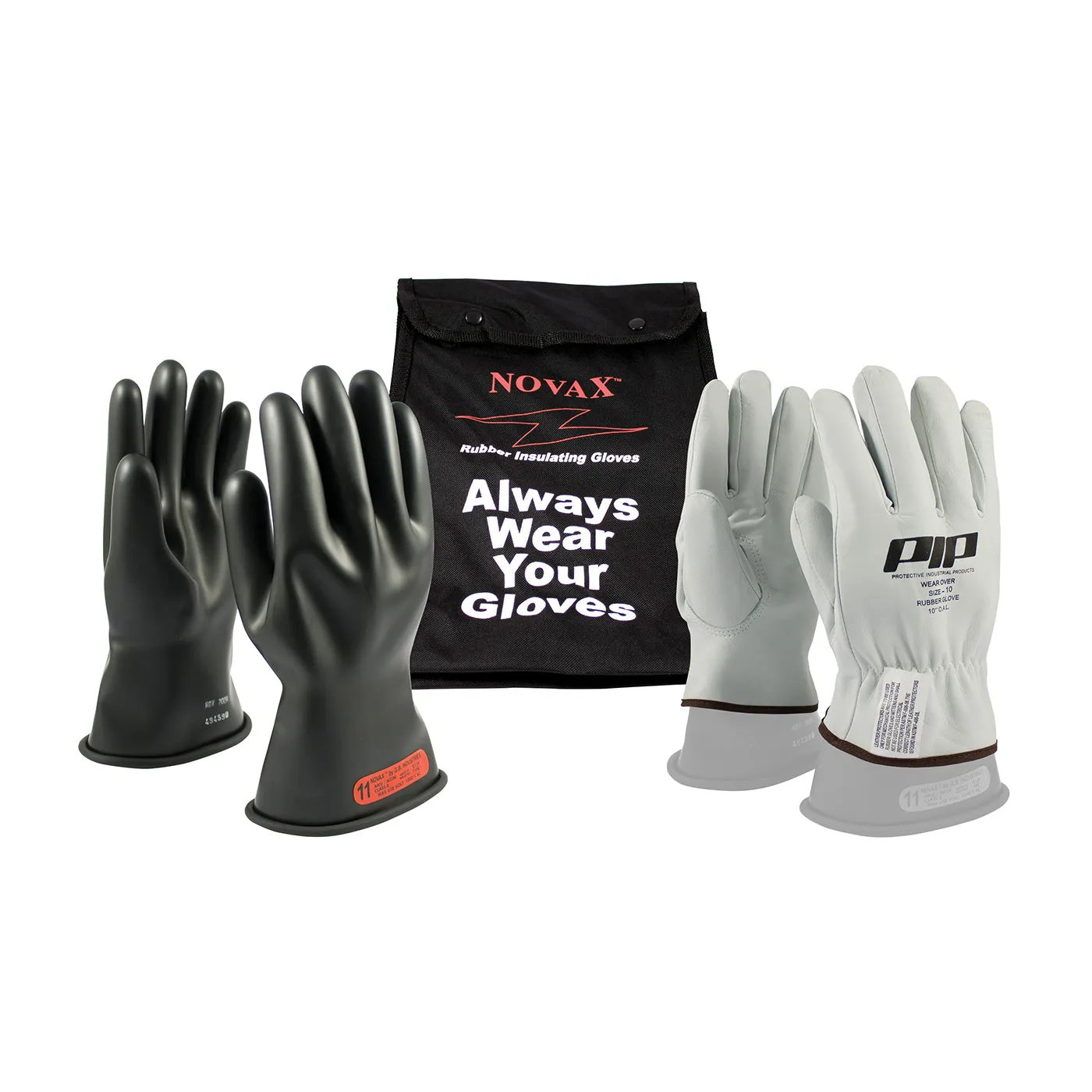 PIP NOVAX 150-SK-0/KIT Class 0 Electrical Safety Kit, Black, 1 Kit