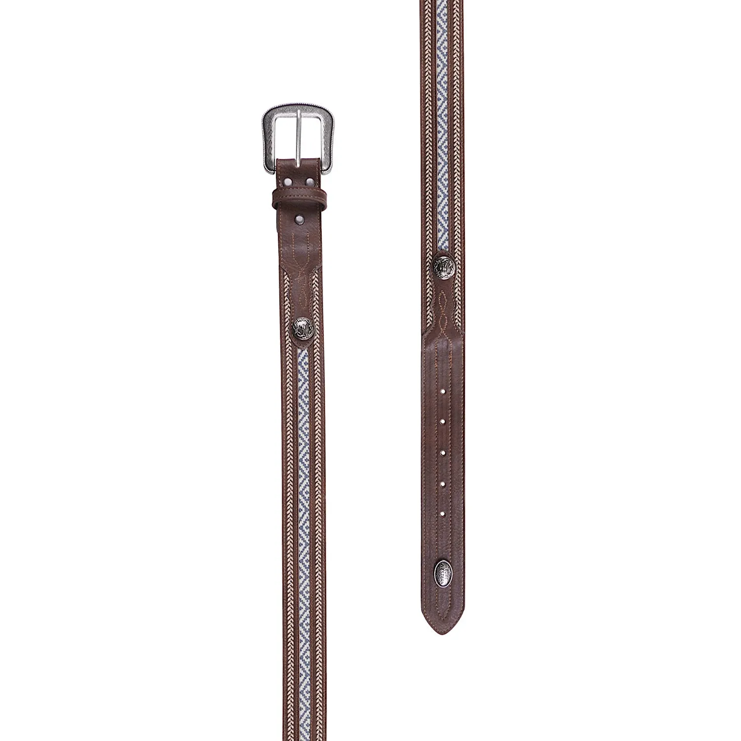 Pure Western Miller Belt Dark Tan