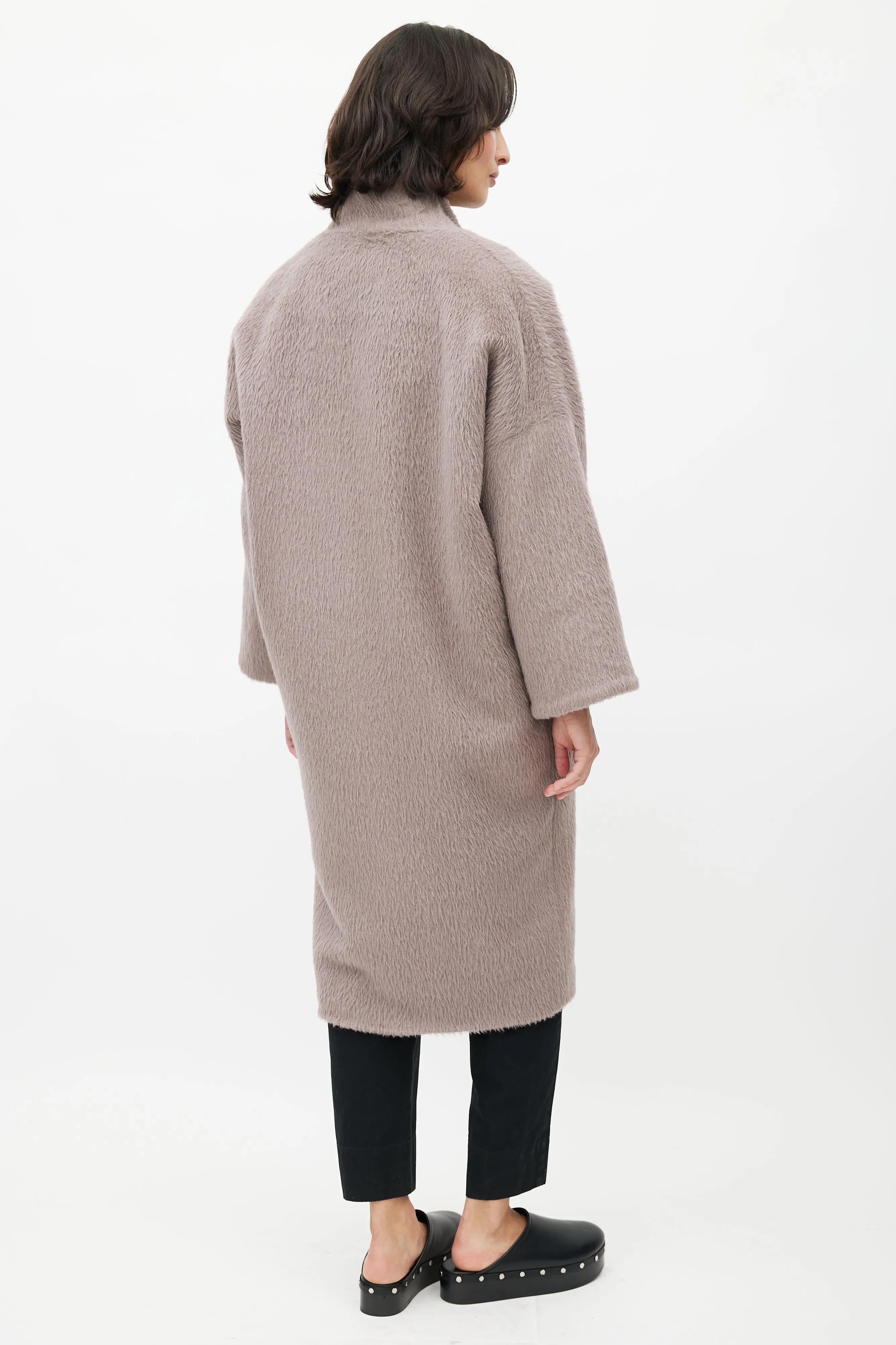 Purple Wool Alchemical Open Coat