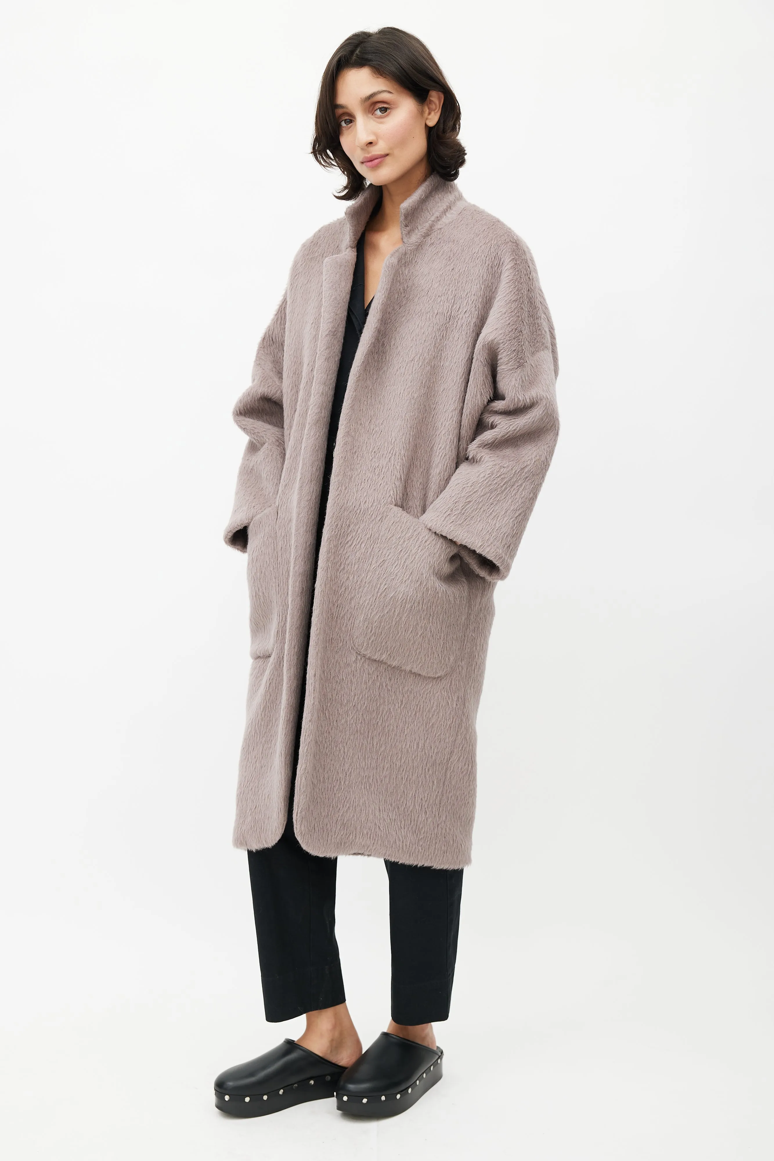 Purple Wool Alchemical Open Coat