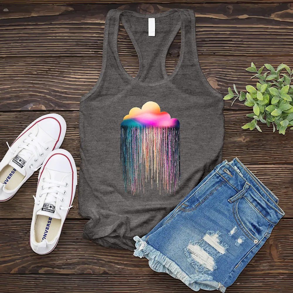 Rainbow Rain Women's Tank Top