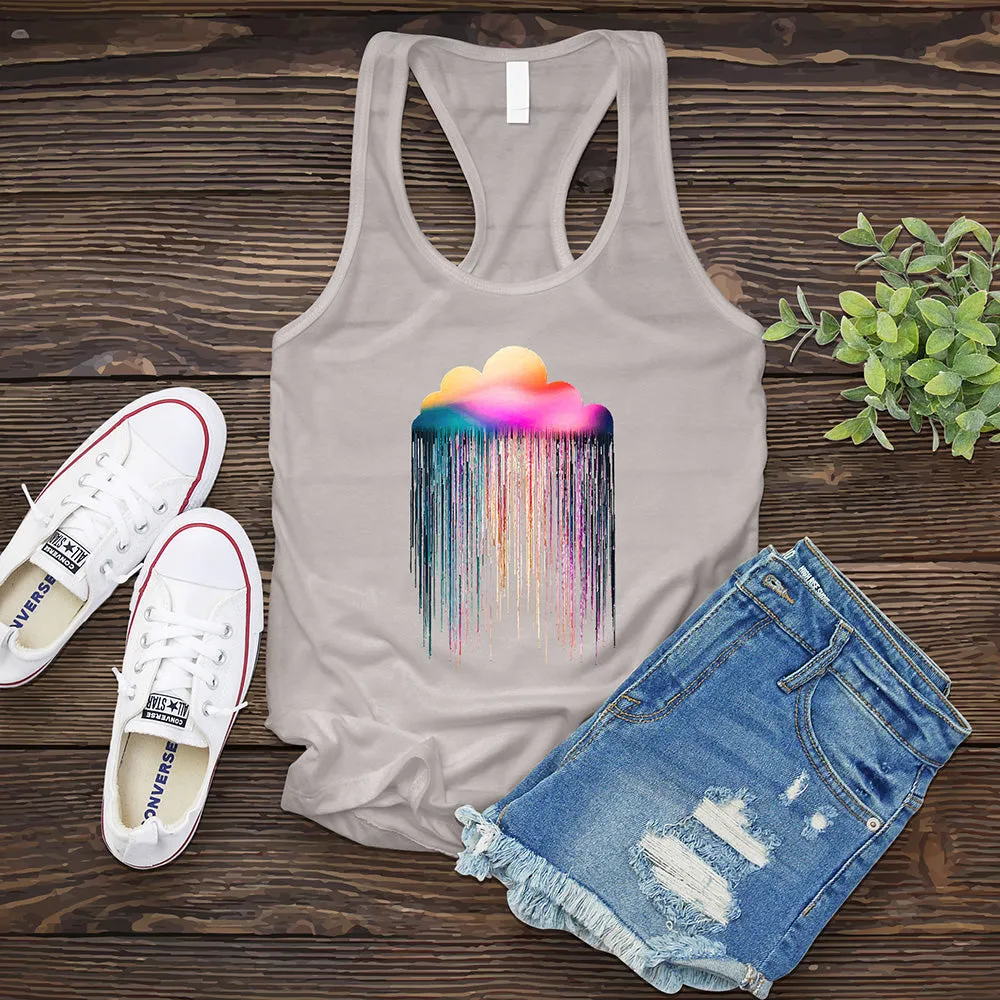 Rainbow Rain Women's Tank Top