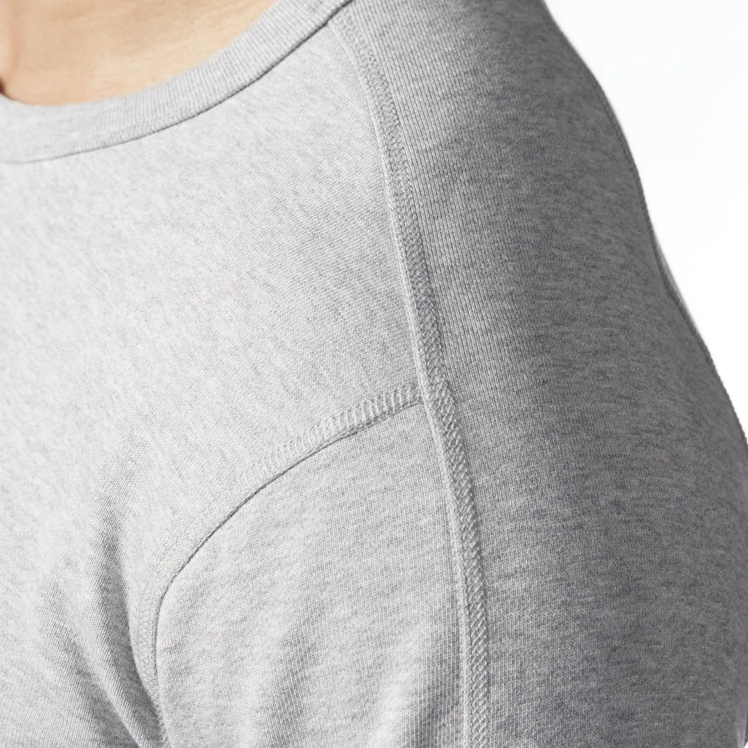 Reigning Champ X adidas French Terry Crew Long Sleeve Men's  - Grey