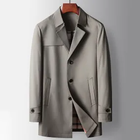 REMY-SINCLAIRE DUALCORE™ PLAID OVERCOAT
