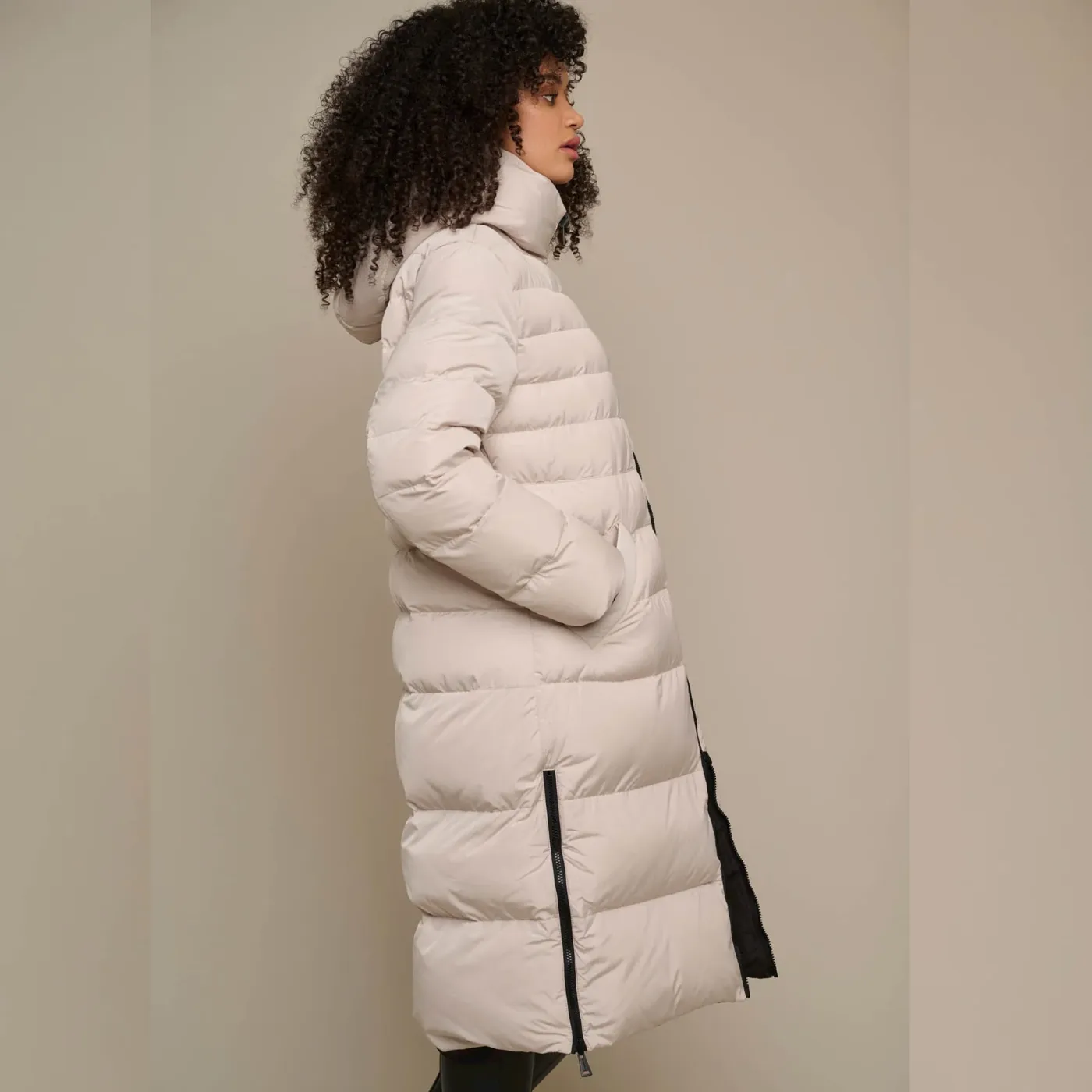 Rino & Pelle Keila Reversible Coat | Navy - Barberry / Stone - Black