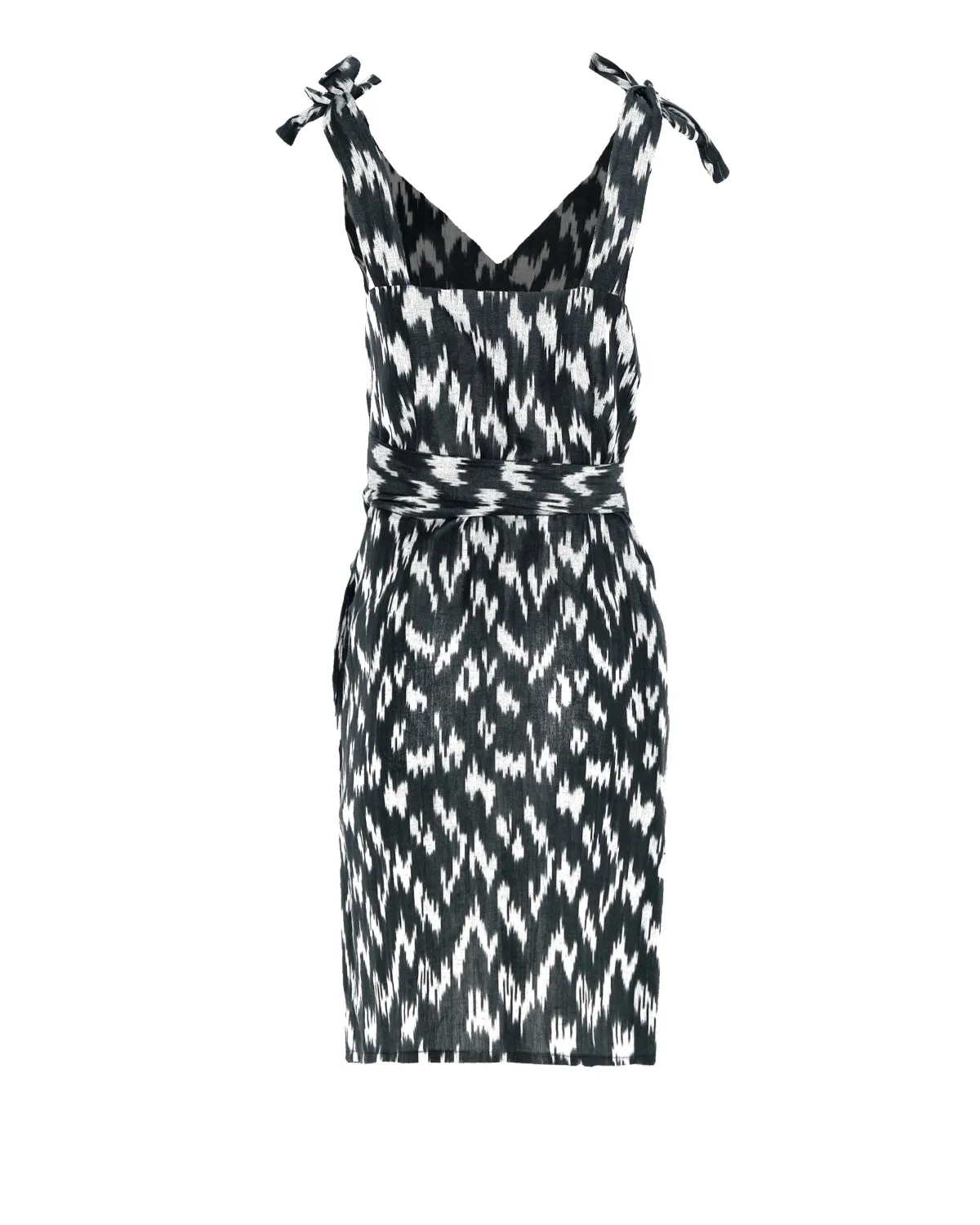 Rita Dress - Tara Print (Black)
