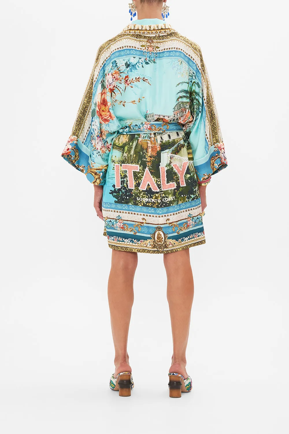 ROBE WITH NARROW COLLAR FROM SORRENTO WITH LOVE