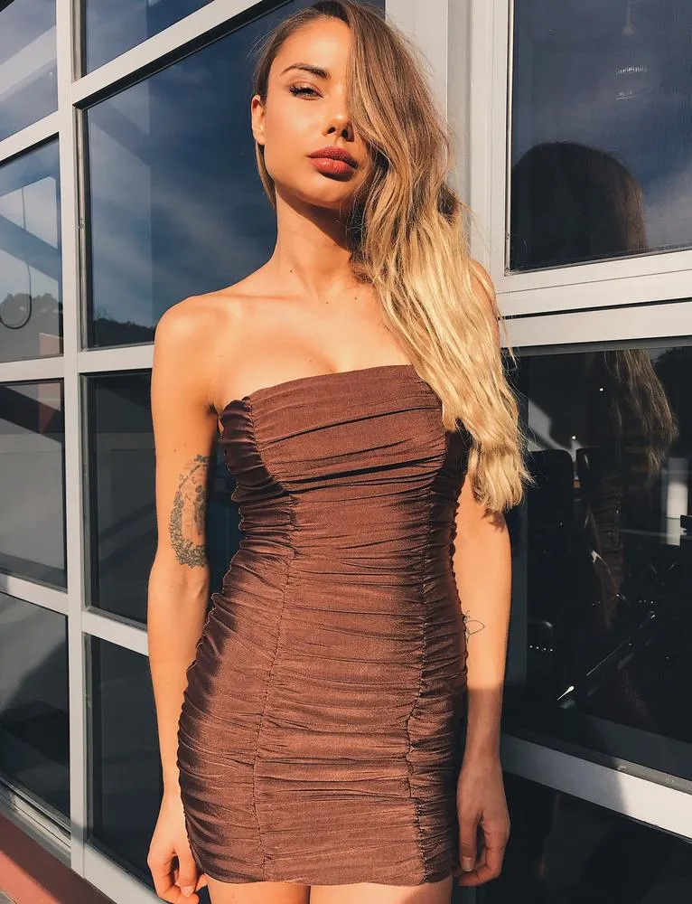 Sansa Dress - Chocolate