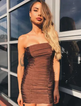 Sansa Dress - Chocolate