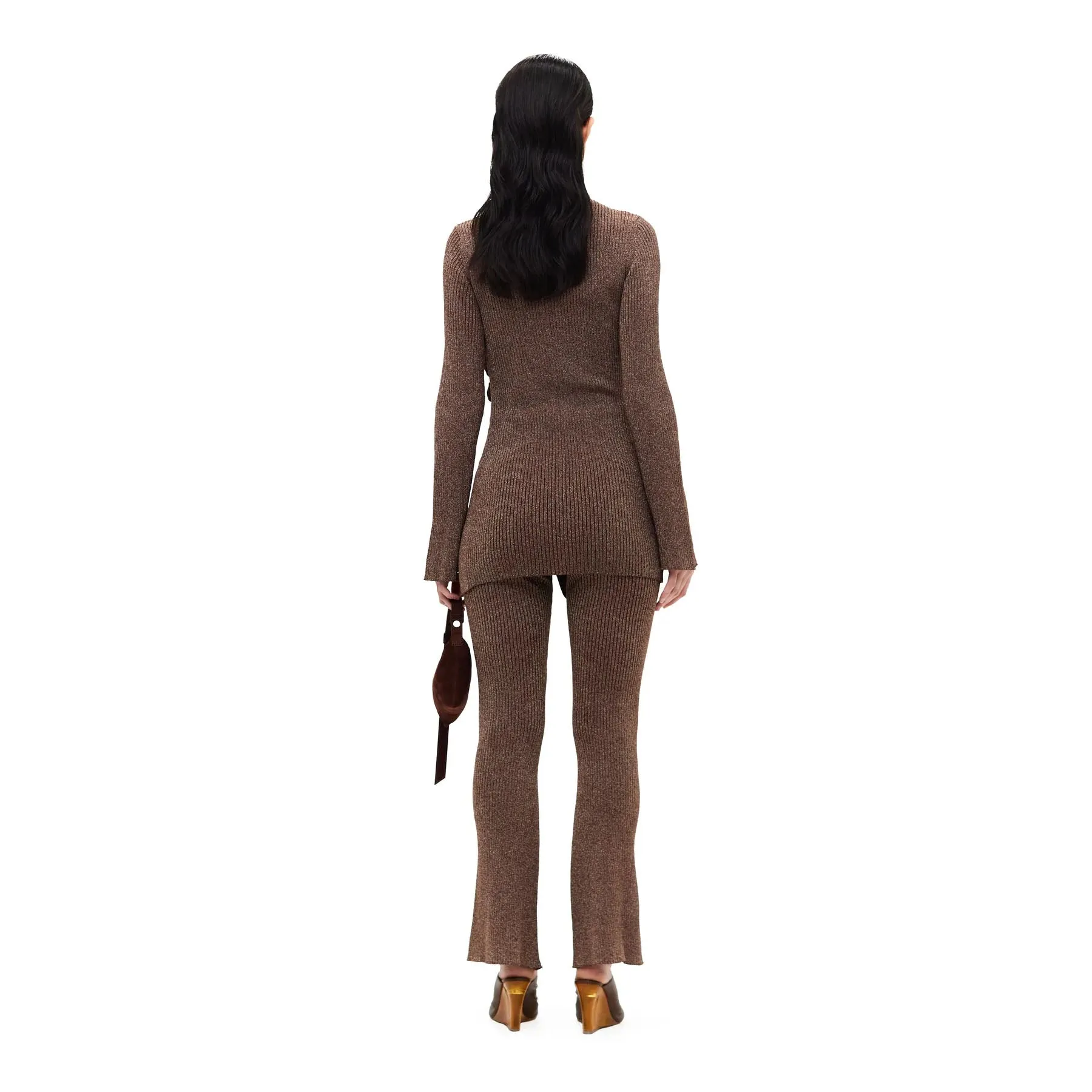 Saturn Pant in Skinny Ribbed Knit