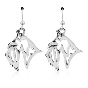Scottish Terrier Earrings in Sterling Silver