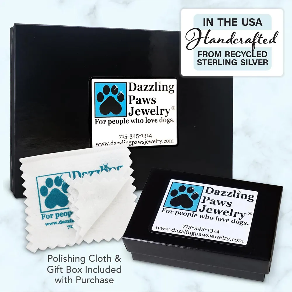 Scottish Terrier Earrings in Sterling Silver