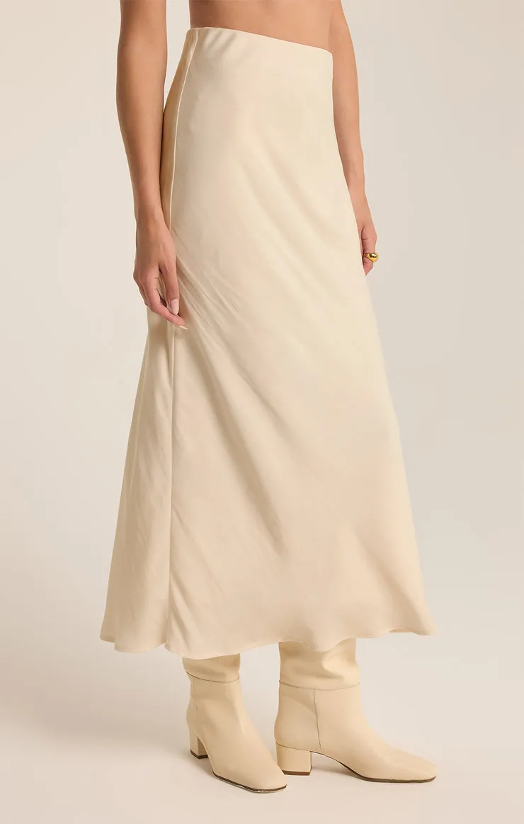 Sea Salt Europa Poly Sheen Skirt