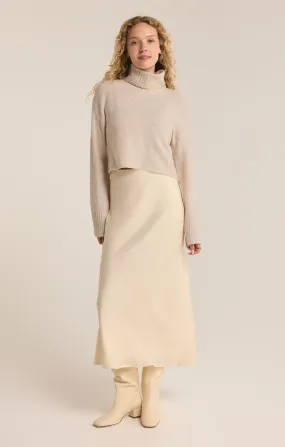 Sea Salt Europa Poly Sheen Skirt