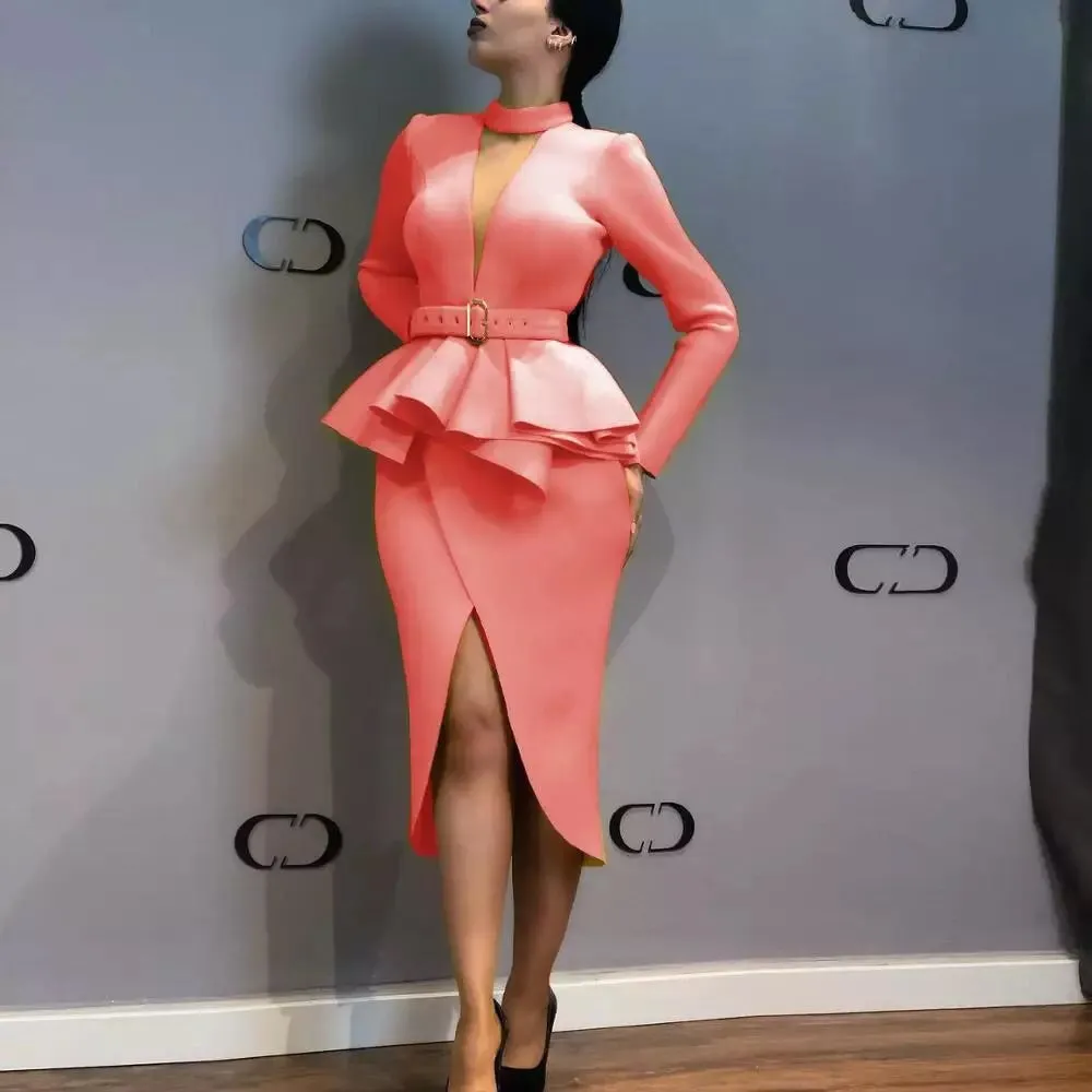 Sexy V-neck  Bodycon Dress