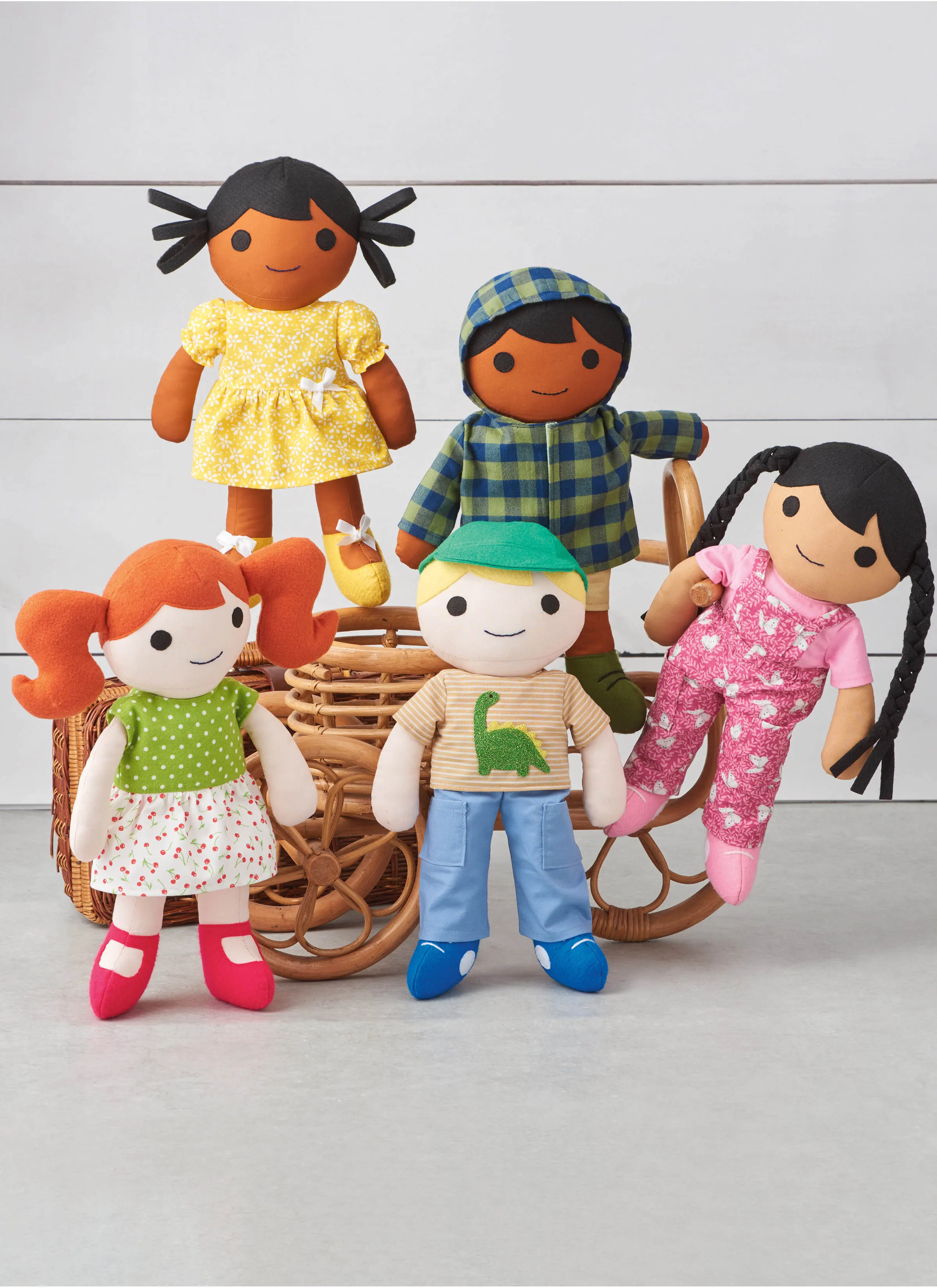 Simplicity 9770 sewing pattern Cloth Dolls and Clothes by Longia Miller